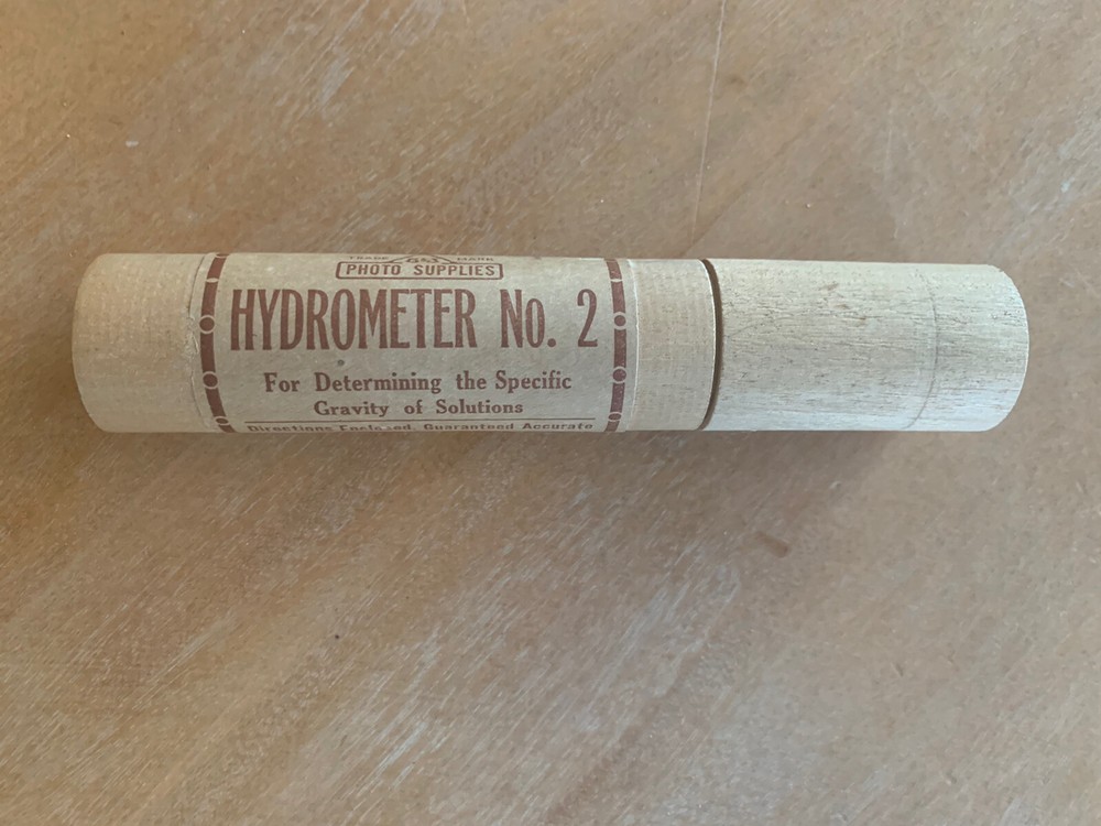 Photo Supplies Vintage Hydrometer No. 2