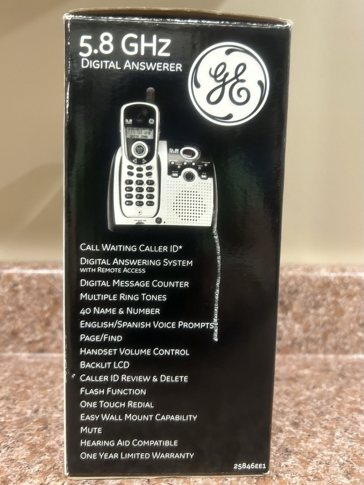 GE 5.8 GHZ Digital Answerer