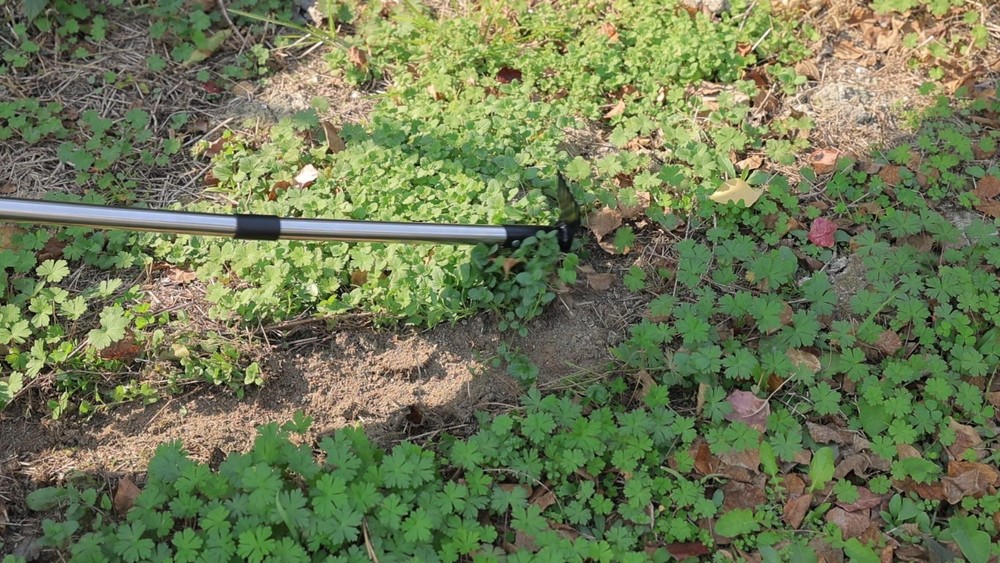 Long Handle Weed Puller Tool 58" - 2-in-1 Weeder Rake & Garden Hoe Combo for Eas