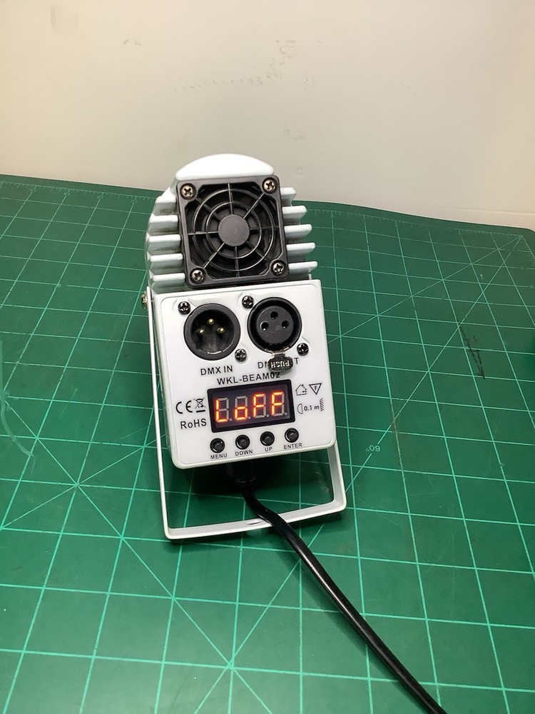 ZQ-B93B DMX512 LED Stage Light Controller / Spot Light Head — Tested & Working