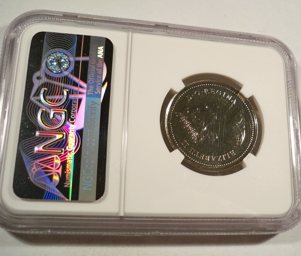 1977 CANADA NGC MS68 HALF DOLLAR 50c MS 68