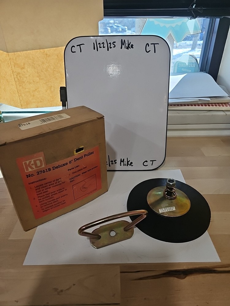 K-D No. 2761B Deluxe 6" Dent Puller Tool NOS