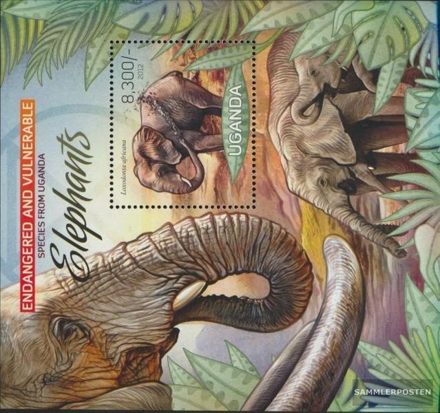 uganda Block406 (complete issue) MNH 2012 Flora