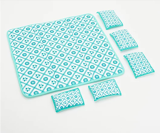 Campanelli Microfiber Xtra Large Dry Mat & 5 Microfiber Sponge Set