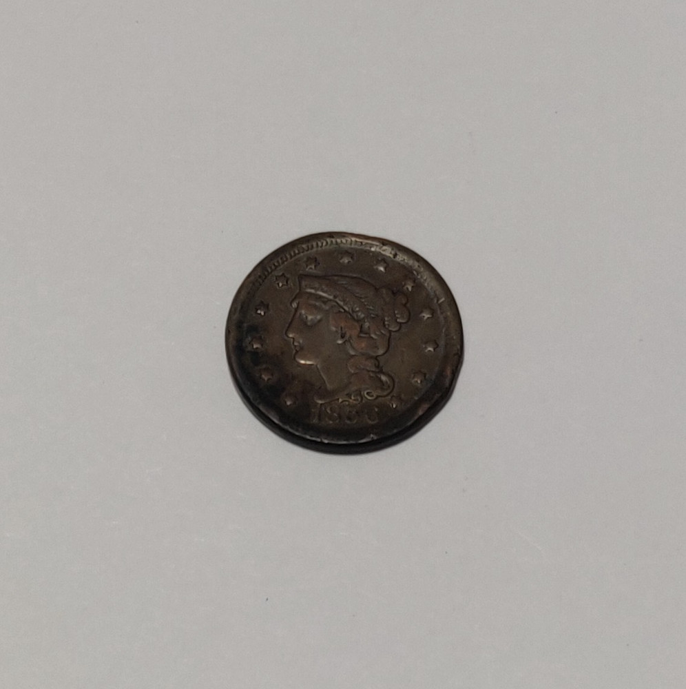 1856 LARGE CENT UPRIGHT 5
