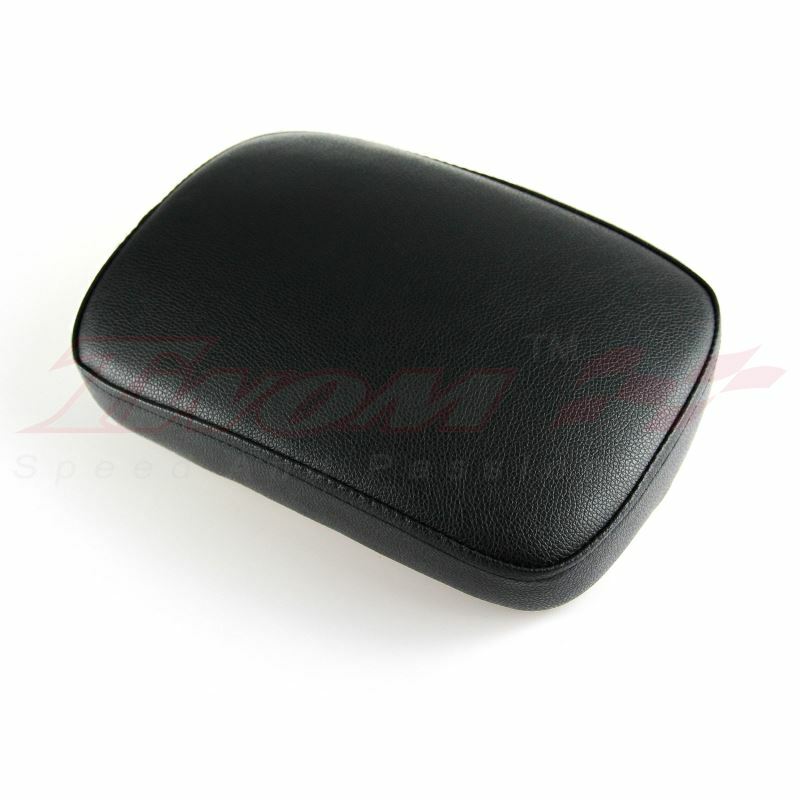 Rectangular Pillion Passenger Pad Seat 8 Suction Cup Pad For Harley Motorcycle