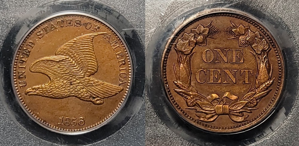 1856 Flying Eagle Cent 1C PCGS PR63 Proof Key Date Type Coin