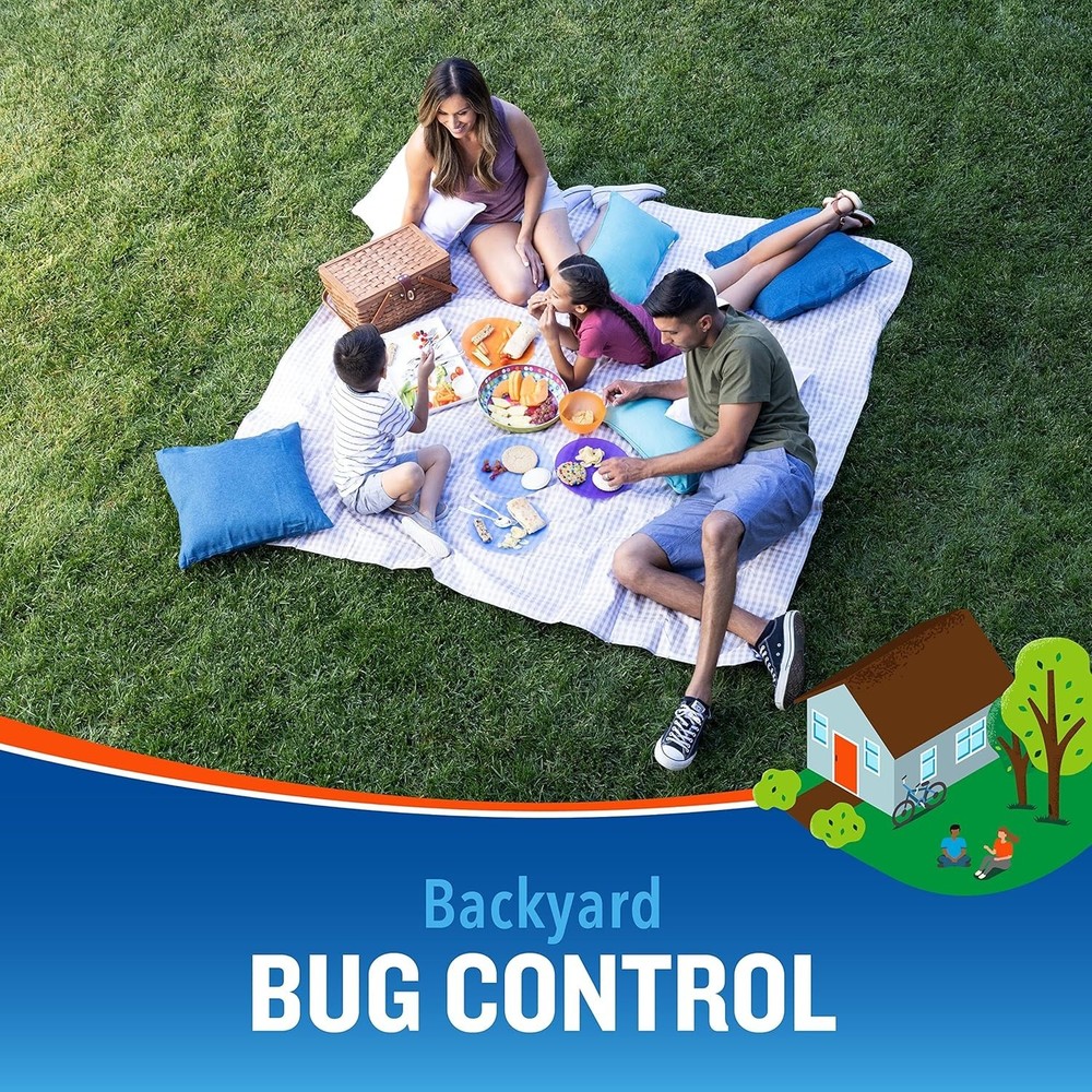 Backyard Bug Control Spray 2-Pack – Kills Mosquitoes, Fleas, Ants, 32 oz Each