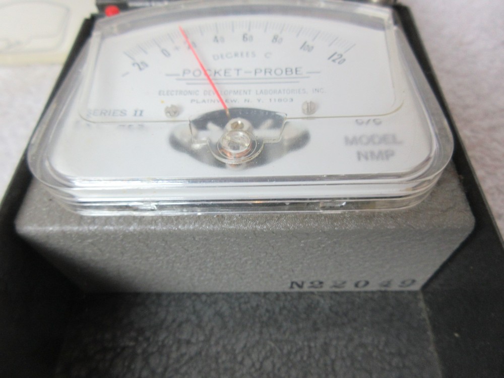Pyrometer Pocket Probe, Electronic Development Laboratories Inc - Centigrade
