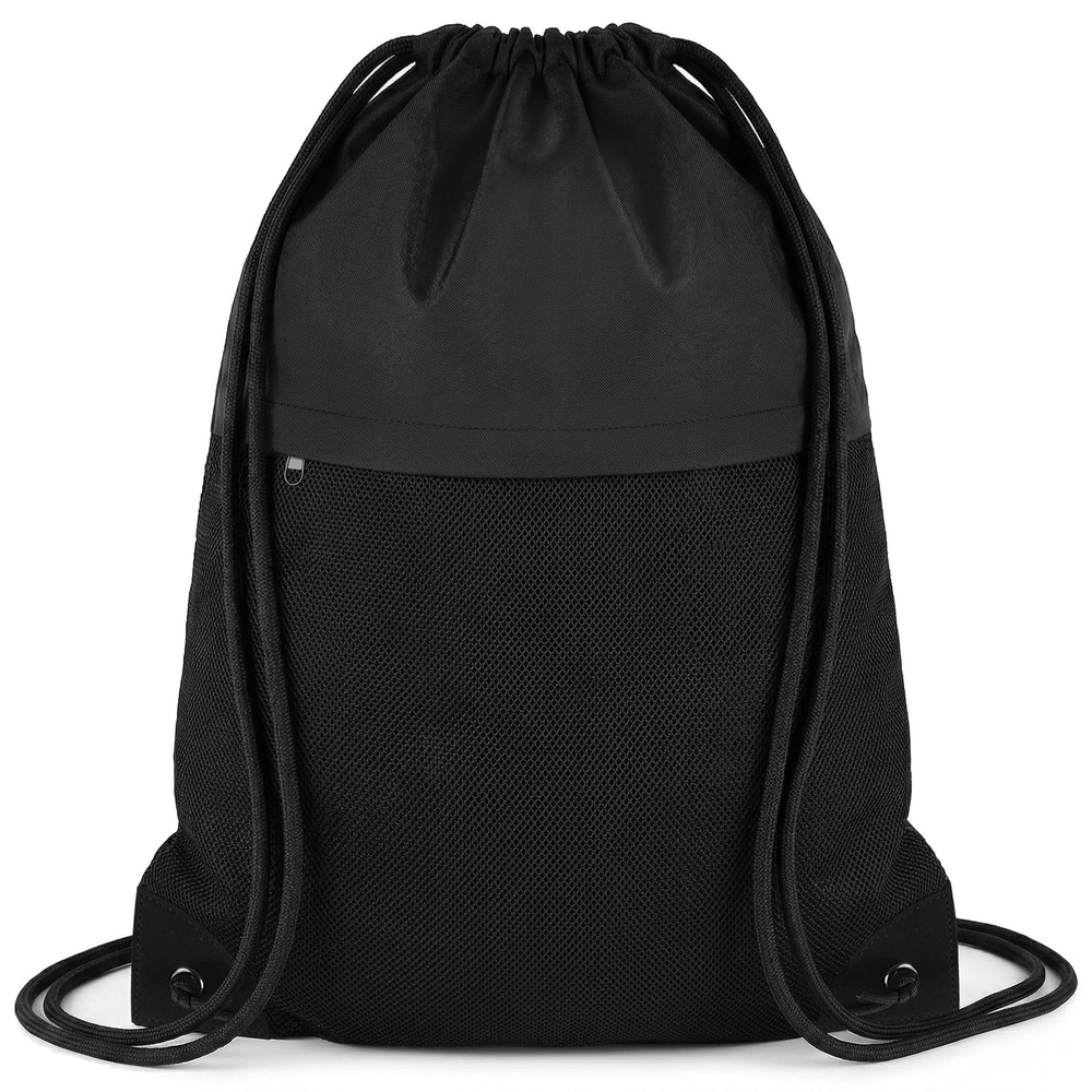 TILYMOL Drawstring Backpack Gym Bag - String for 20L, 1 Pack-black