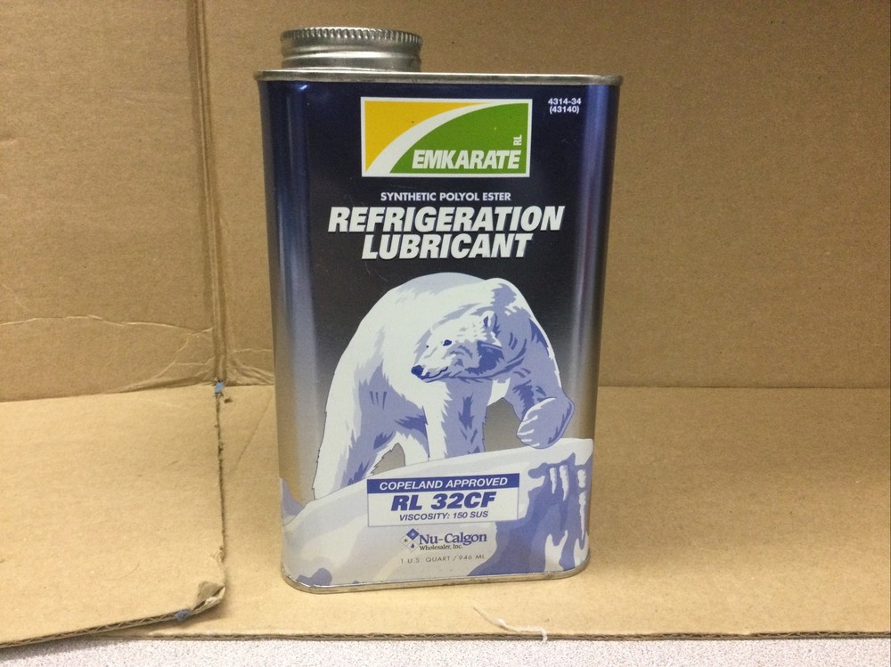 Refrigeration Lubricant RL 32CF Synthetic Polyol Ester 1 Quart