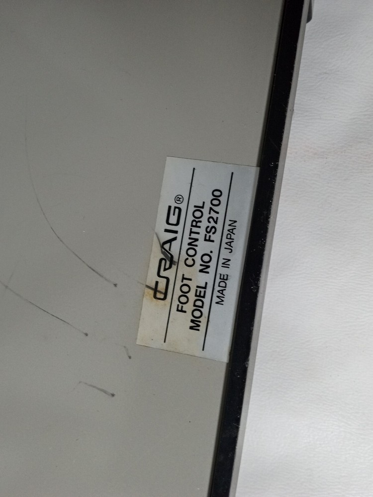 Craig FS2700 Transcriber Foot Controller - Pre-Owned