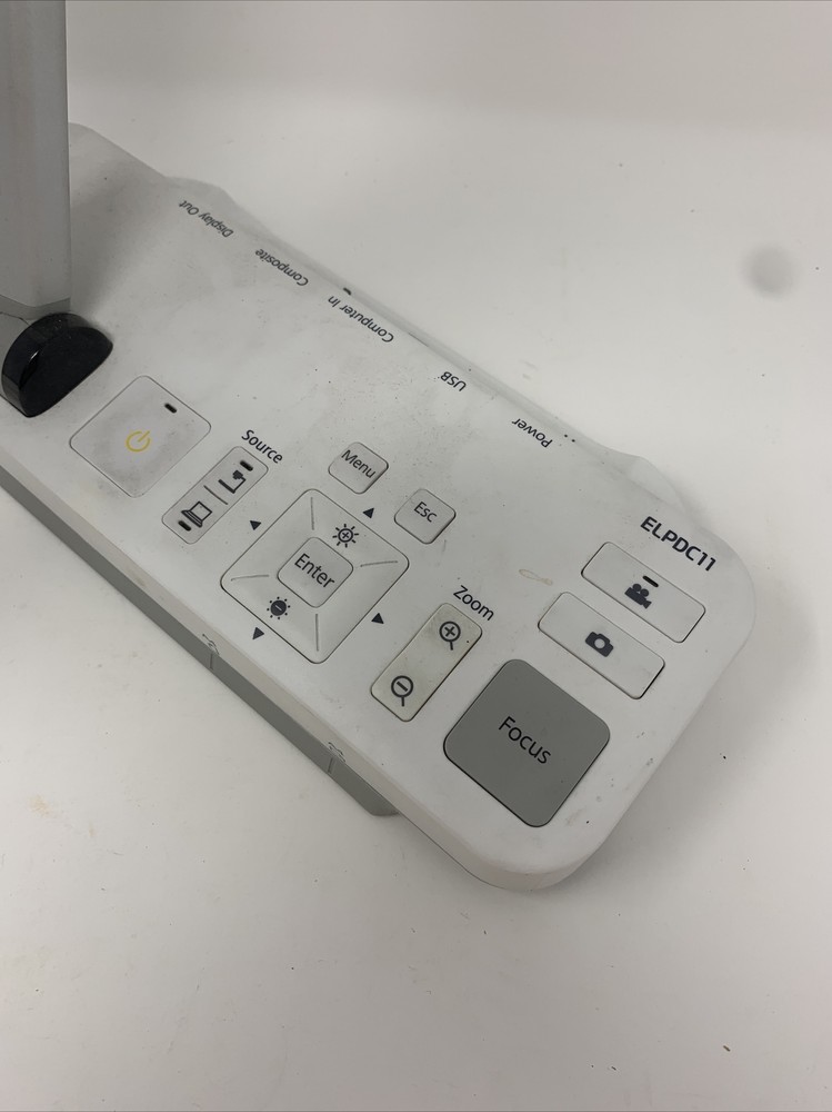 Epson Document Camera ELPDC11 Visual Presentation No Power Cord Sold Not Working