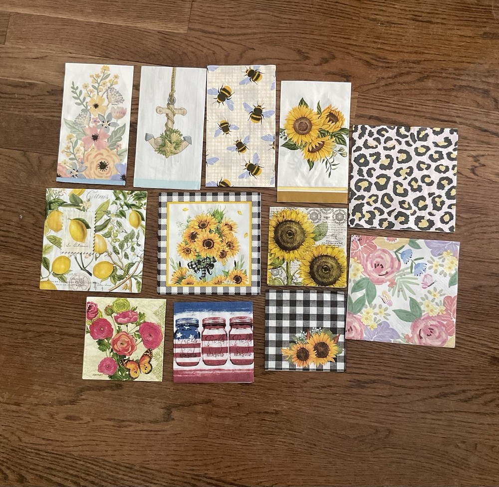 Colorful Decorative Paper Napkins