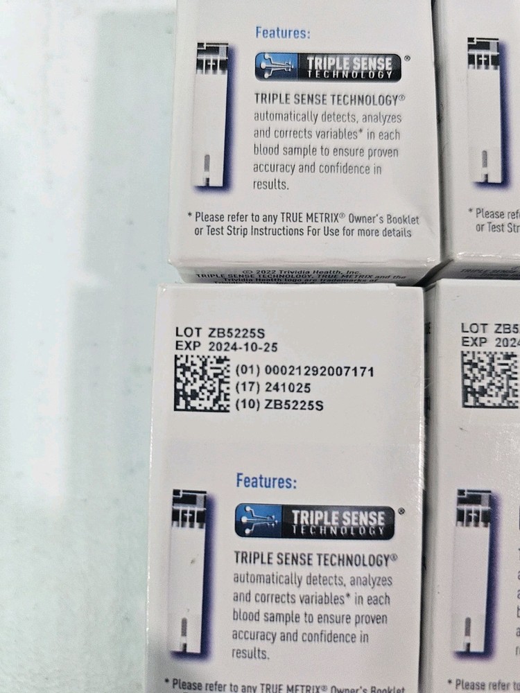 4x50ct True Metrix Test Strips Sealed - EXP. 2024