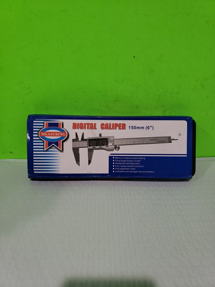 Hardened 6" Digital Caliper Measuring Tool Open Box