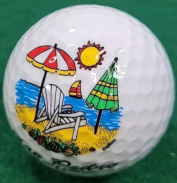San Pedro Belize Logo Golf Ball