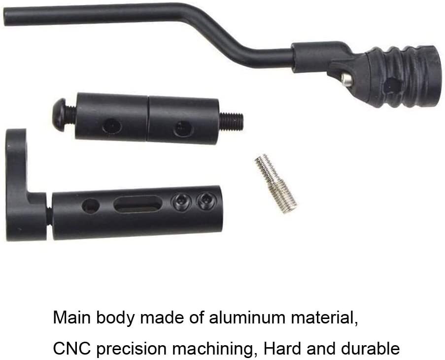 Archery Compound Bow String Stop Suppressor Stabilizer Bracket Mount Silencer