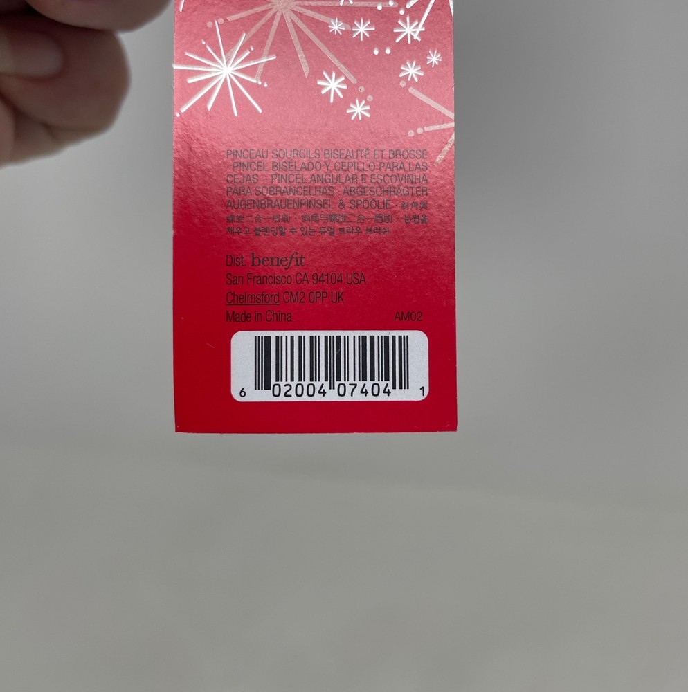 Benefit Cosmetics Angled Eyebrow Brush & Spoolie