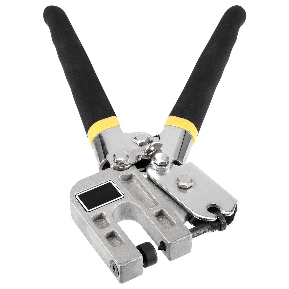 2 Pack 10 Inch Stud Crimper Pliers, Single Hand Stud Crimper Punch Lock Crimp...