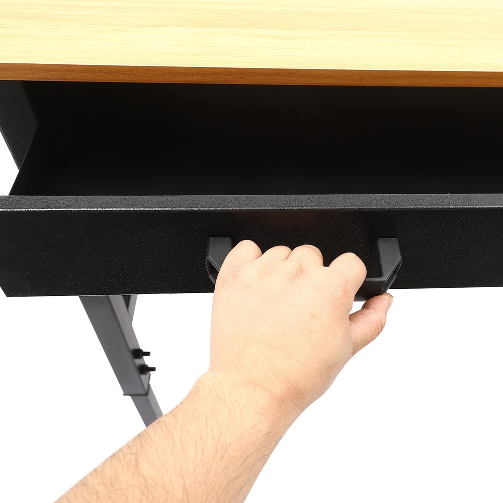 Workbench Mobile Height Adjustable Garage Office Home Working Desk Table 200lbs
