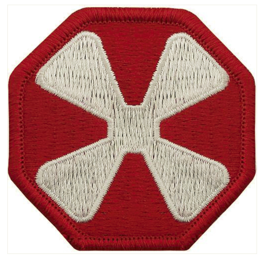 Vanguard ARMY PATCH: EIGHTH ARMY - COLOR