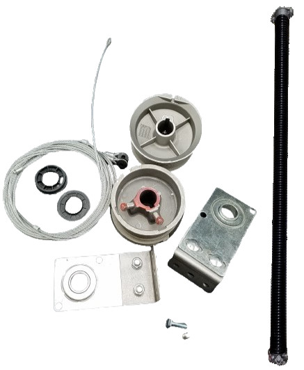 Jammy 8' Wide Trailer Rear Ramp Door Spring Assembly Trailer Cargo RV