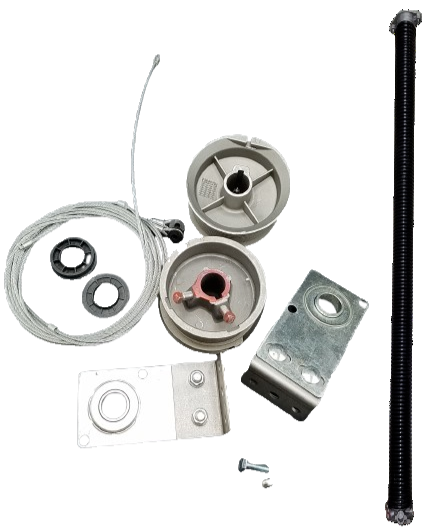 Jammy 8' Wide Trailer Rear Ramp Door Spring Assembly Trailer Cargo RV