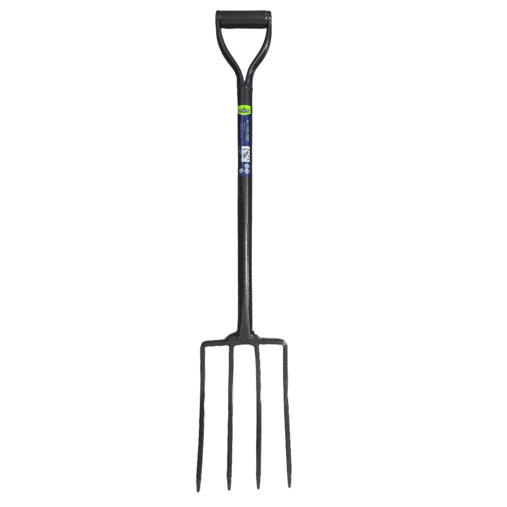 2x Saxon 100cm D Handle All Steel Fork SS594