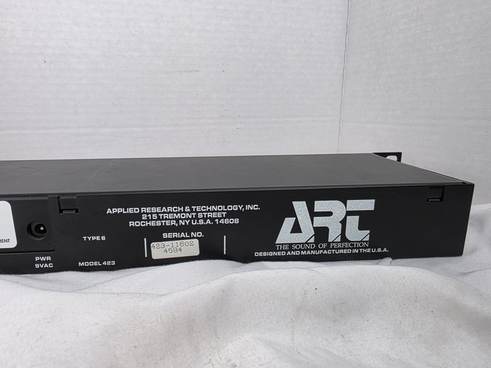 ART FXR 2 Channel Stereo Digital Multi Effects Processor Model 423 (UNTESTED)