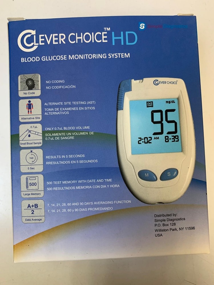 Clever Choice Auto-Code Blood Glucose Meter