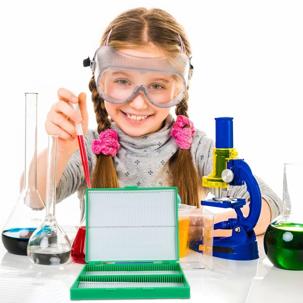 Prepared Microscope Slides Storage Container Plastic Microscope Slide Holder