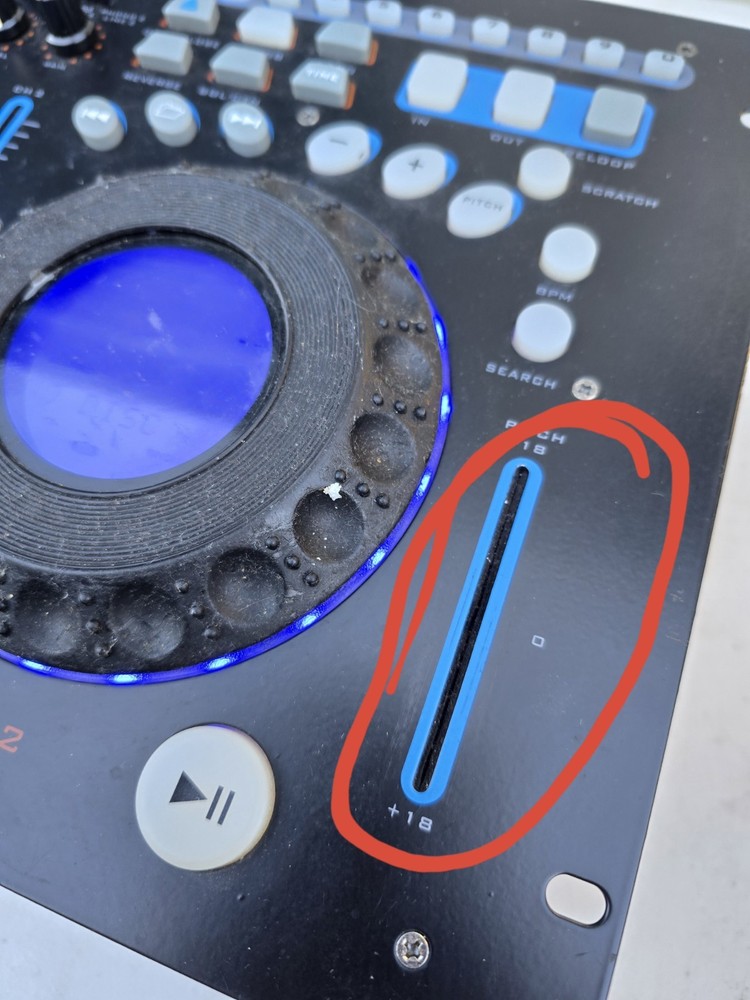 Technical Pro DMXP6 Double CD Mixer with USB, Scratch and BPM