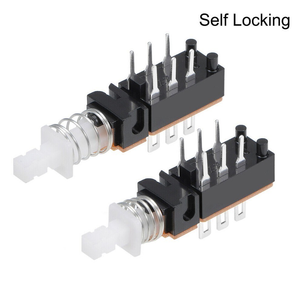 Brand New Push Button Switch Self Locking 1 Position 15 Pack Black