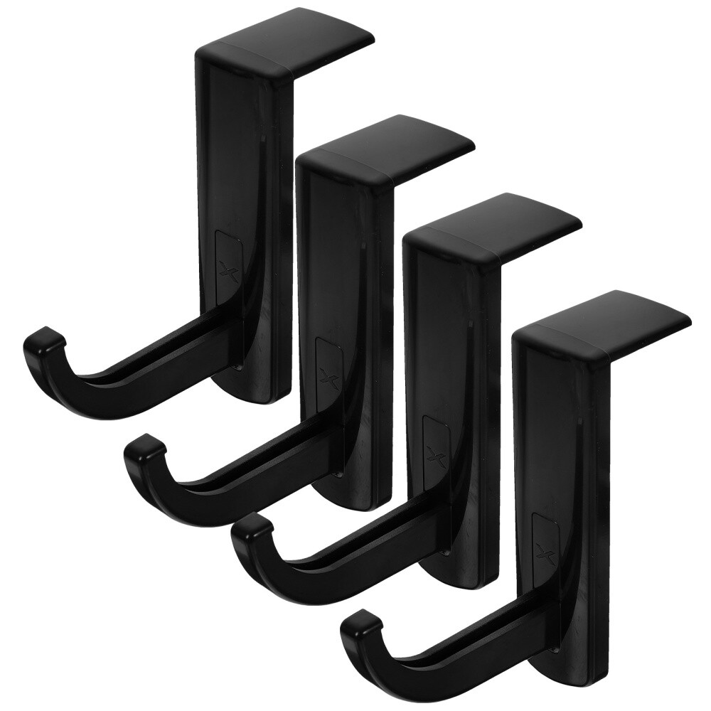 4 Pcs Computer Headset Holder Desk Headphone Hanger Under Desk Hook