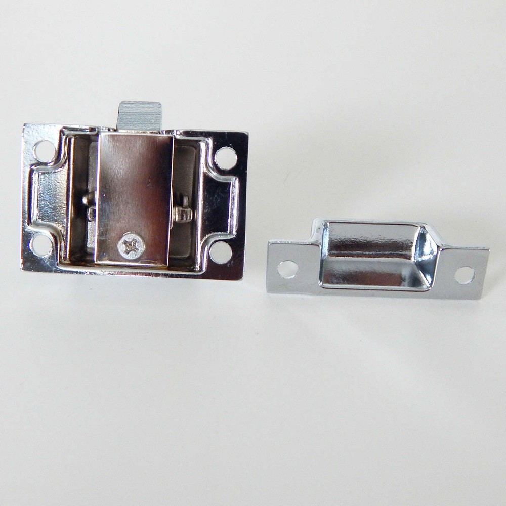 Solid Brass Cupboard Hardware Latch. In Multiple Finishes