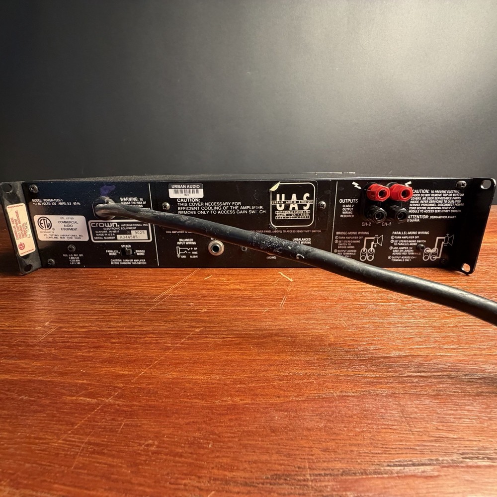 Crown Power-tech 1 Works Great In Excellent Condition Clean