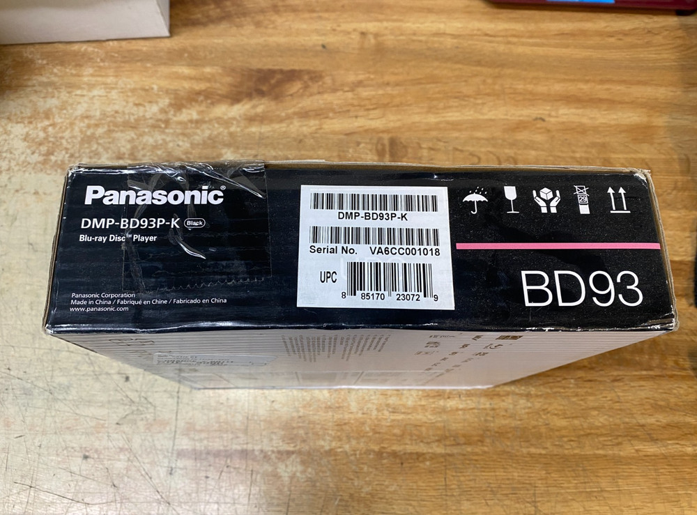 Panasonic DMP-BD93 Blu-Ray & DVD Player