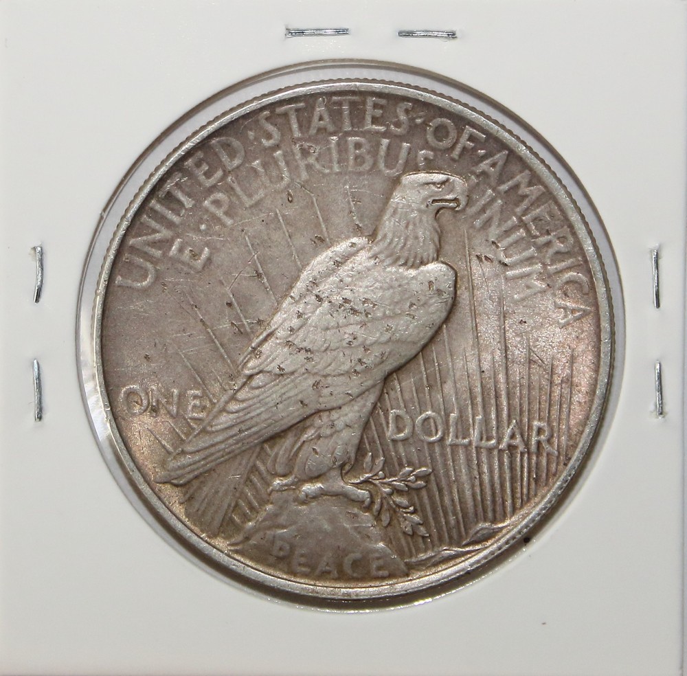 1922 US Peace Silver Dollar $1 EF XF Extremely Fine