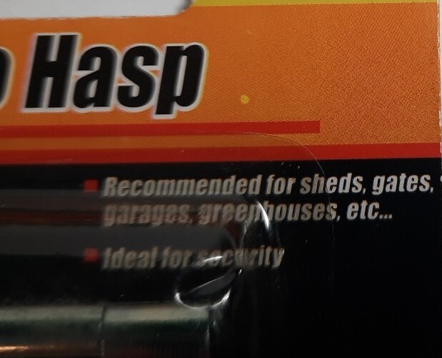 Sterling Hardware 6" Jumbo Hasp