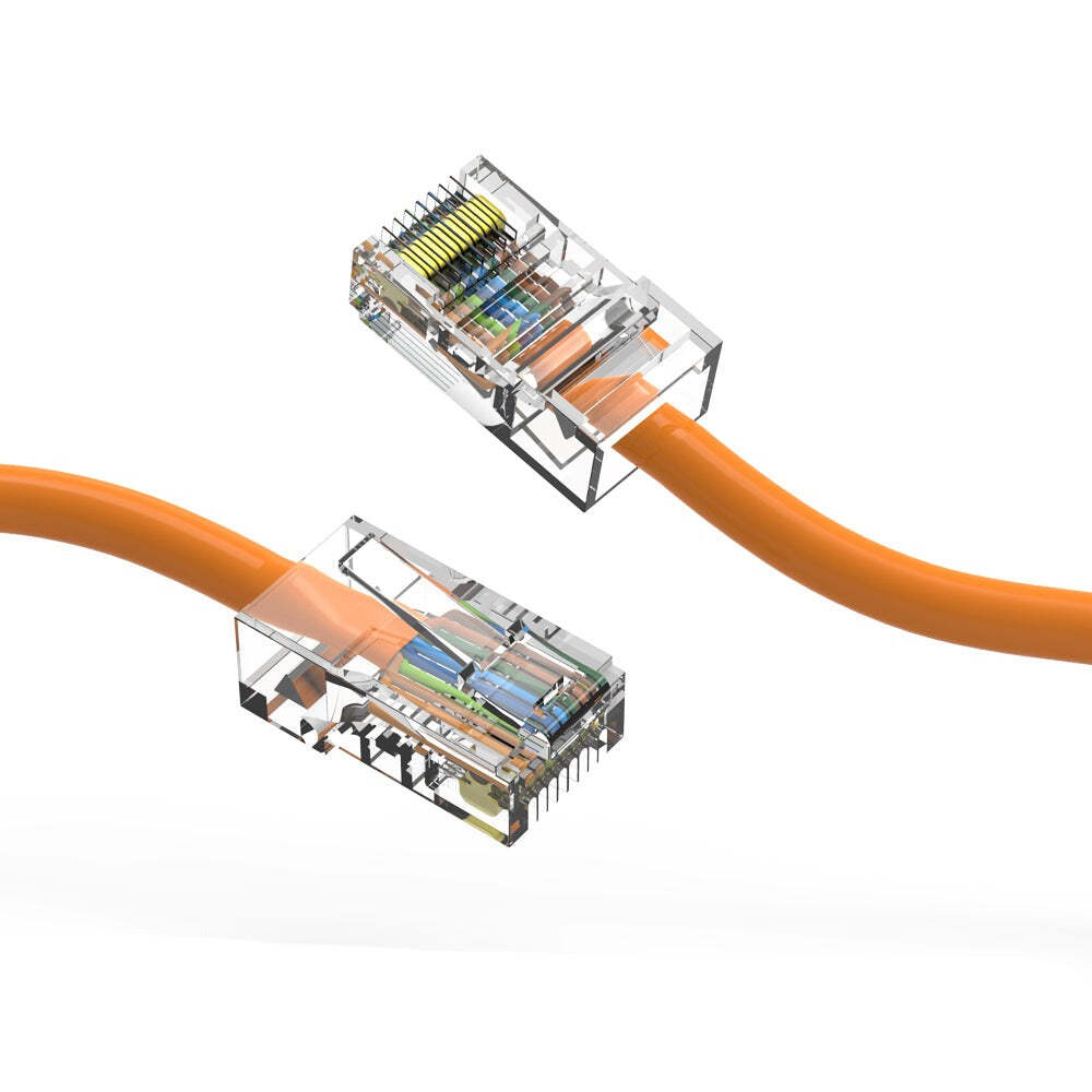 6Ft CAT5E UTP Ethernet Network Non Booted Cable Orange