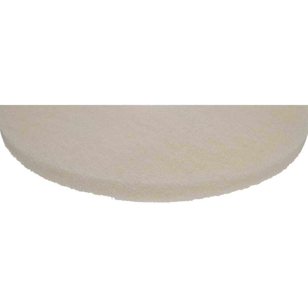 5 Pack PRO SOURCE Floor Polishing Pads: Fine White Polyester, 17" Diameter