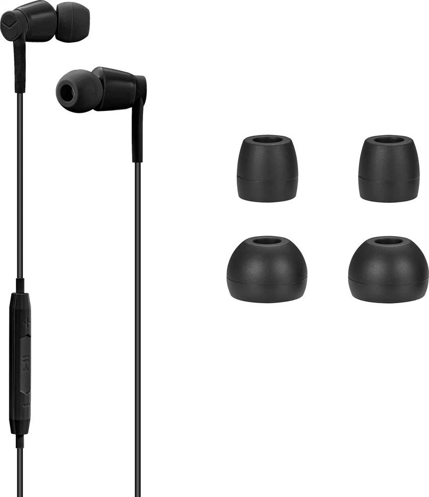 Insignia- USB-C Wired Earbud Headphone - Black