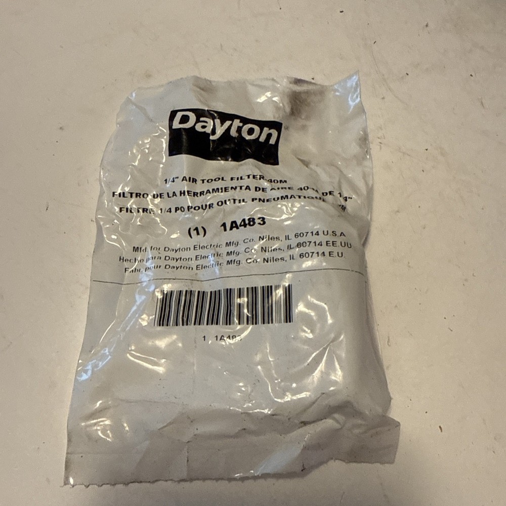 Dayton 1A483 Air Tool Filter NOS