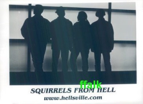 Press Photo: SQUIRRELS FROM HELL 5x7 B&W