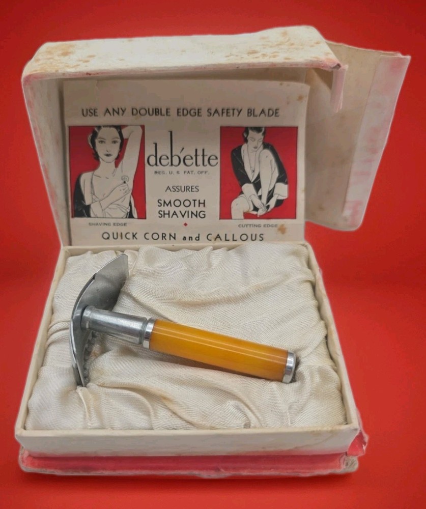 Debette Corn Safety Razor With Bakelite Handle