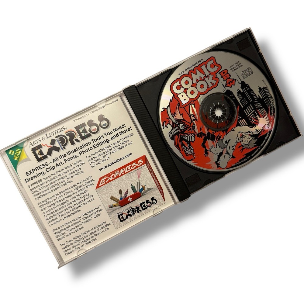 Comic Book Draw Action Figure Creator PC CD Vector Illustration Software Windows