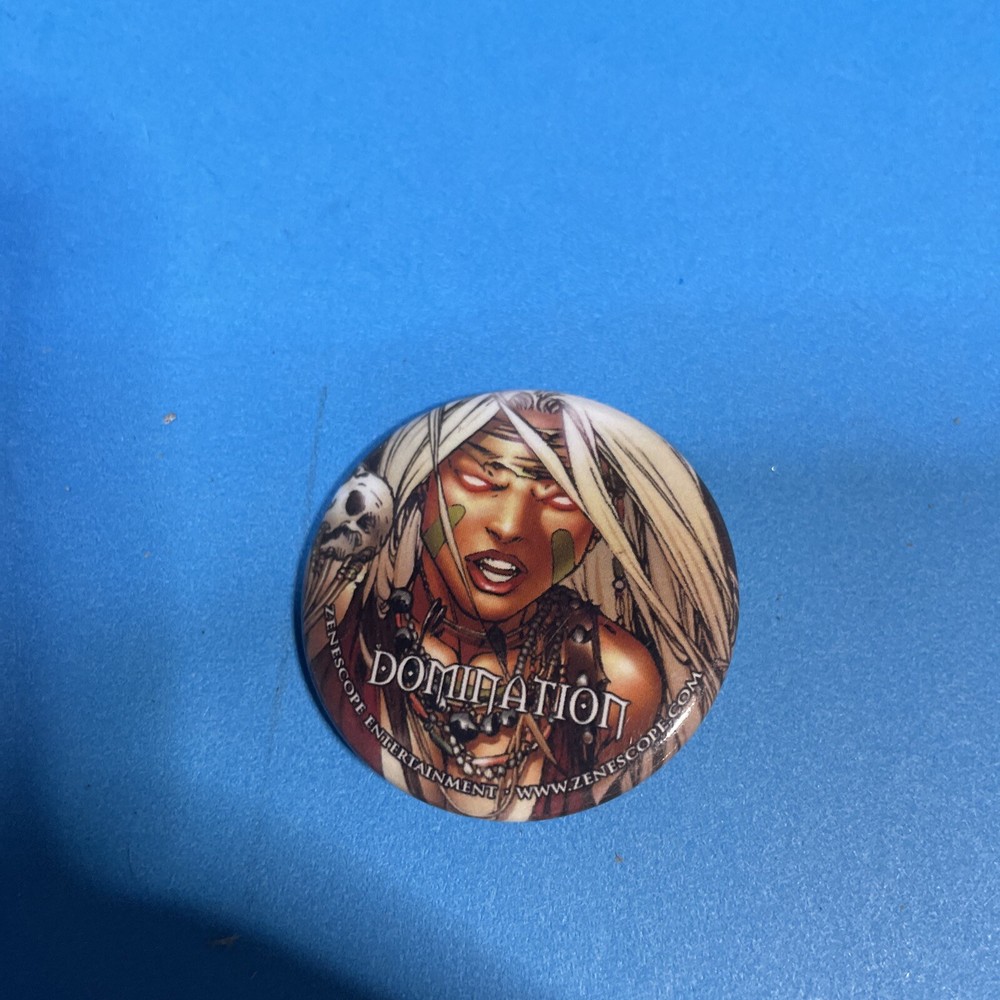 Zenescope Set Of 8 Pin backs, 6 Different Pins