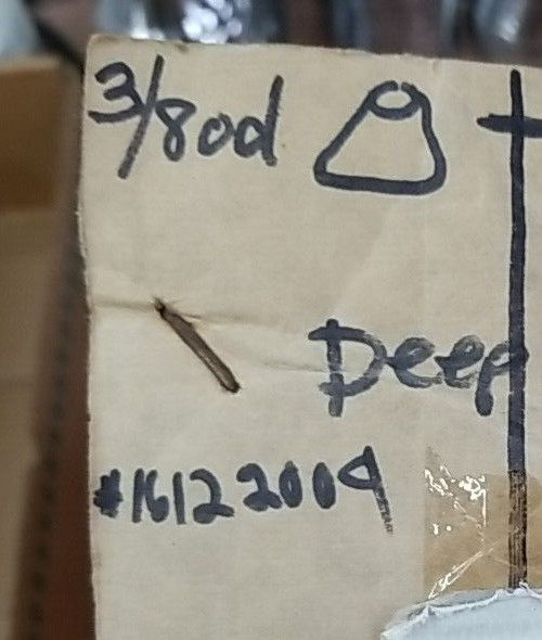 3/8" Deep Bell Escutcheon Chrome finish 3/8" OD - 6 PACK!!