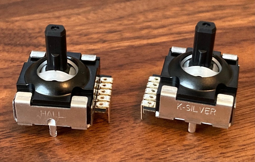 JH16 Joystick Module, K-Silver, Hall Effects, 5 pack